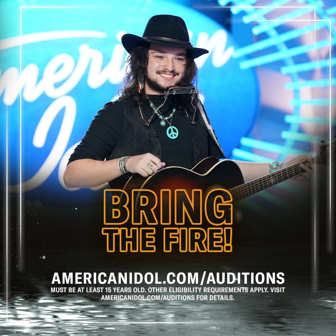 Get ready to 🔥ROCK🔥 your audition like @tristengressett! Sign up at bit.ly/IdolAuditionsI… to sing for us TOMORROW!