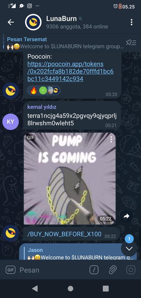 riyansopiyan_'s tweet photo. @LunaTerraGlobal terra1ncjg4a59x2pgvqy9qjyqprlj8lrwshm0wleht5 🔥🔥🔥 https://t.co/9aXH8QGViX