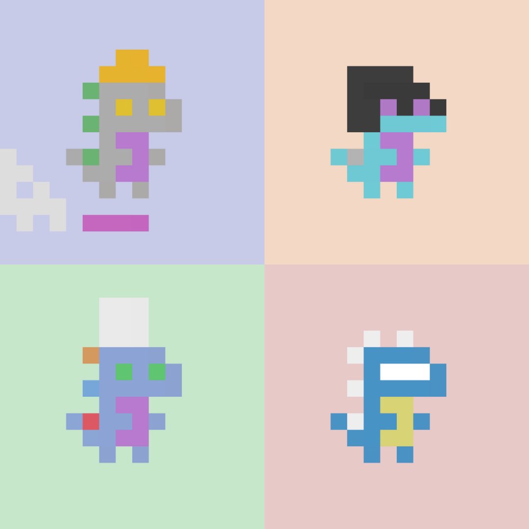 <a href="/KinysVibes/">Kiny</a> <a href="/tinydinosnft/">tiny dinos</a> @rawrdao #rawr nice work on the tiny dino runner and <a href="/rezdrobs/">Rezd Robs NFT</a>!