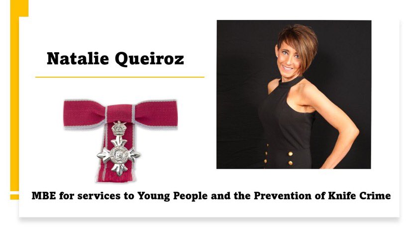 Very humbled &amp; honoured to be awarded an MBE. The last 6 &amp; a bit years have been a journey - at times was pure hell, but also the most eye opening &amp; incredible in terms of discovering what it is I really want to do in life. Working with young people is an absolute honour.#MBE