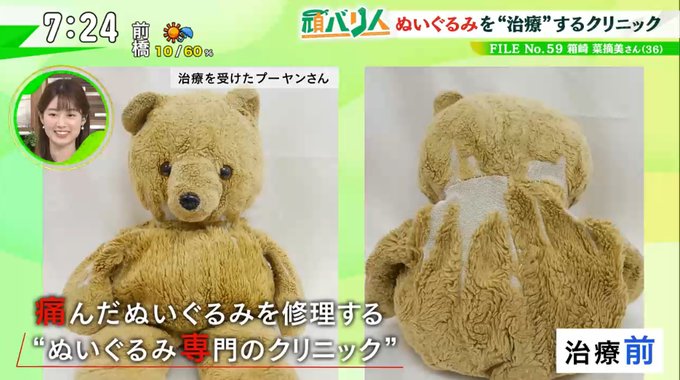 About ぬいぐるみ専門病院 杜の都なつみクリニック