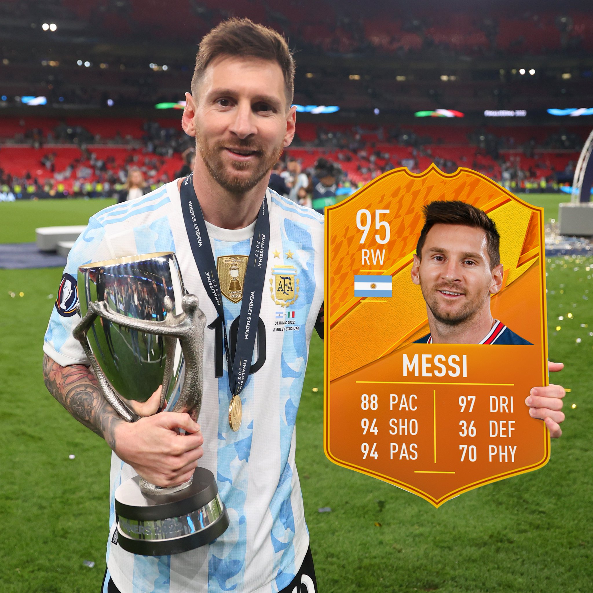 🇮🇹 Finalissima 🇦🇷 on Twitter "Congratulations, Lionel Messi 