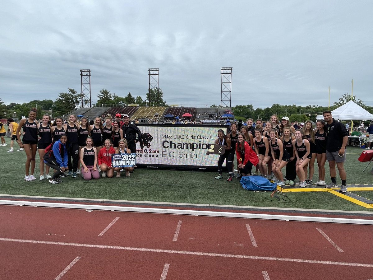 CIAC Sports (@ciacsports) on Twitter photo 4th consecutive Boys Outdoor Track Class State Championship for Hillhouse, 18th overall. 2nd ever Girls Outdoor Track Class State Championship for E.O. Smith, other came in 1998. #cttrack (photos h/t <a href="/SCCcommissioner/">Al Carbone, SCC Commissioner</a> & @EOSmithHS)
Full Class L Results:
content.ciacsports.com/ot22l.shtml 4th consecutive Boys Outdoor Track Class State Championship for Hillhouse, 18th overall. 2nd ever Girls Outdoor Track Class State Championship for E.O. Smith, other came in 1998. #cttrack (photos h/t <a href="/SCCcommissioner/">Al Carbone, SCC Commissioner</a> & @EOSmithHS)
Full Class L Results:
content.ciacsports.com/ot22l.shtml