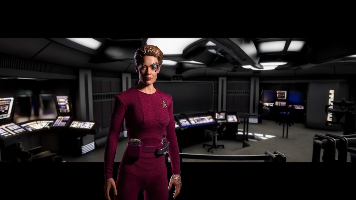 Brian_Harshman's tweet photo. @JeriLRyan , have you had the opportunity to see the prototypes of 1/6 scale “Seven of Nine” made by EXO-6 ? They are fully licensed. Is there an address to send box for your Autograph and payment (similar to Star Trek Conventions?). I look for to the work up from Picard https://t.co/B6LOtaiOBb