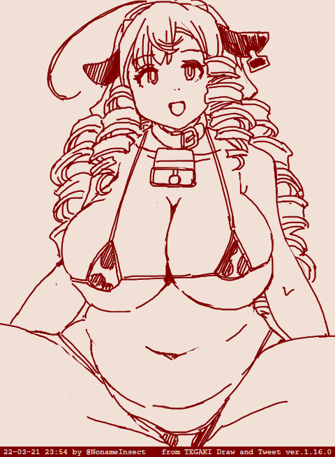 同じキャラで1番最初に描いたものと
1番最後に描いたもの 