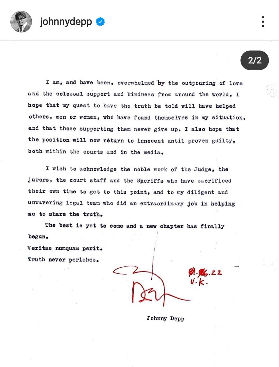 DeppSupporters's tweet photo. Letter from Johnny 

Part 2

#JohnnyDepp #JusticeForJohnnyDepp #hewon #mrdepp #MenToo https://t.co/UGWxEK5Ay3