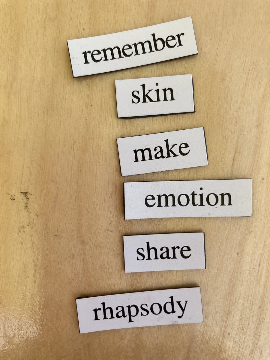 Tomorrow is the last session of #QuayWords poetry course ‘The Trance of Nature’ by ⁦<a href="/pascalepoet/">Pascale Petit FRSL🐅🌳🦜🌳🐆</a>⁩. Thank you, it’s been amazing. Here are some random poetry words generated by ⁦<a href="/BethCalverley/">Beth Calverley</a>⁩’s Poetry Machine ⁦<a href="/LitWorks/">Literature Works</a>⁩
