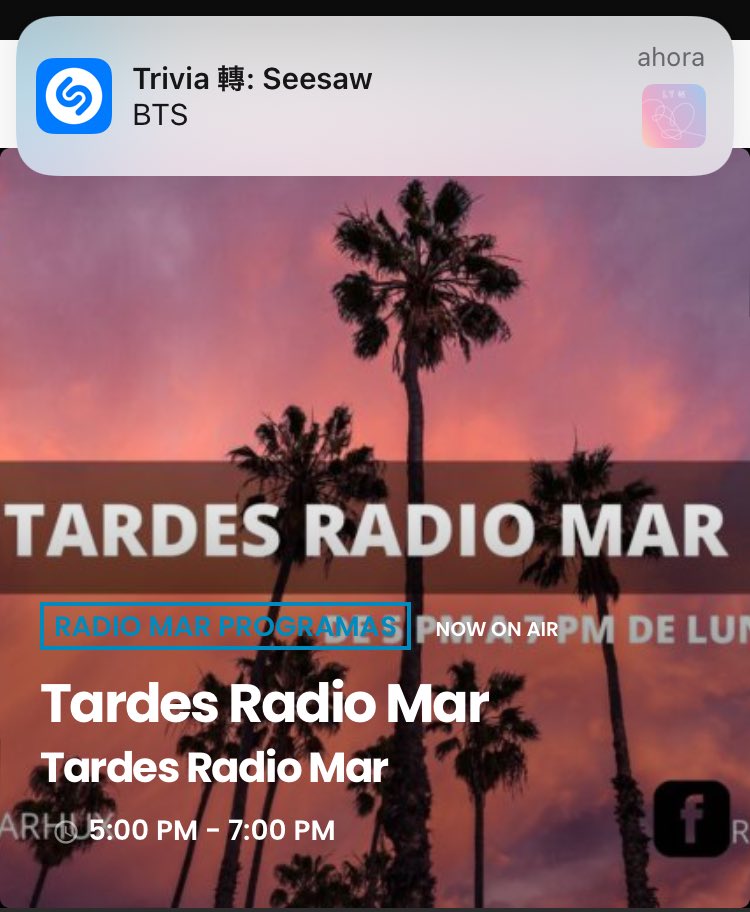 MinMary__'s tweet photo. Ohhhh qué súper genial canción es #TriviaSeesaw de #SUGA (@BTS_twt), me hiere pero me encantaaaa, y más cuando suena en @RadioMarHux! 💕

Gracias al locutor @HumbertoEL_ por hacerla sonar este miércoles en #TardesRadioMarxBTS 🫰🏻💜

@BangtanRDMX https://t.co/BGoHsy7H0u
