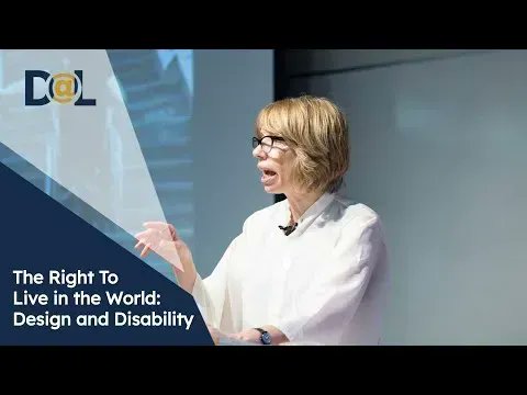 DesignLabUCSD's tweet photo. Watch our #DesignAtLarge talk featuring Elizabeth Guffey as she discusses her work with art, design, and disability studies as well as advocating for disabled people's "right to live in the world." https://t.co/VPdxwomn8V More D@L talks on YouTube: https://t.co/jyzxBGkuQI https://t.co/khJjCWebAJ