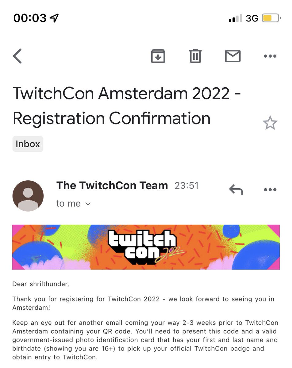 Tickets for twitchcon have been booked.