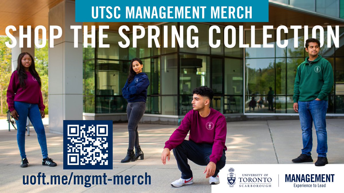 utscmgmt's tweet photo. New #UTSC Management Merch is now available exclusively from @UofTBookstores online! Browse the collection and order by June 22: https://t.co/1awBN5nePt #ExperienceToLead #UofT #UofTGrad22 https://t.co/JYqENBtimp