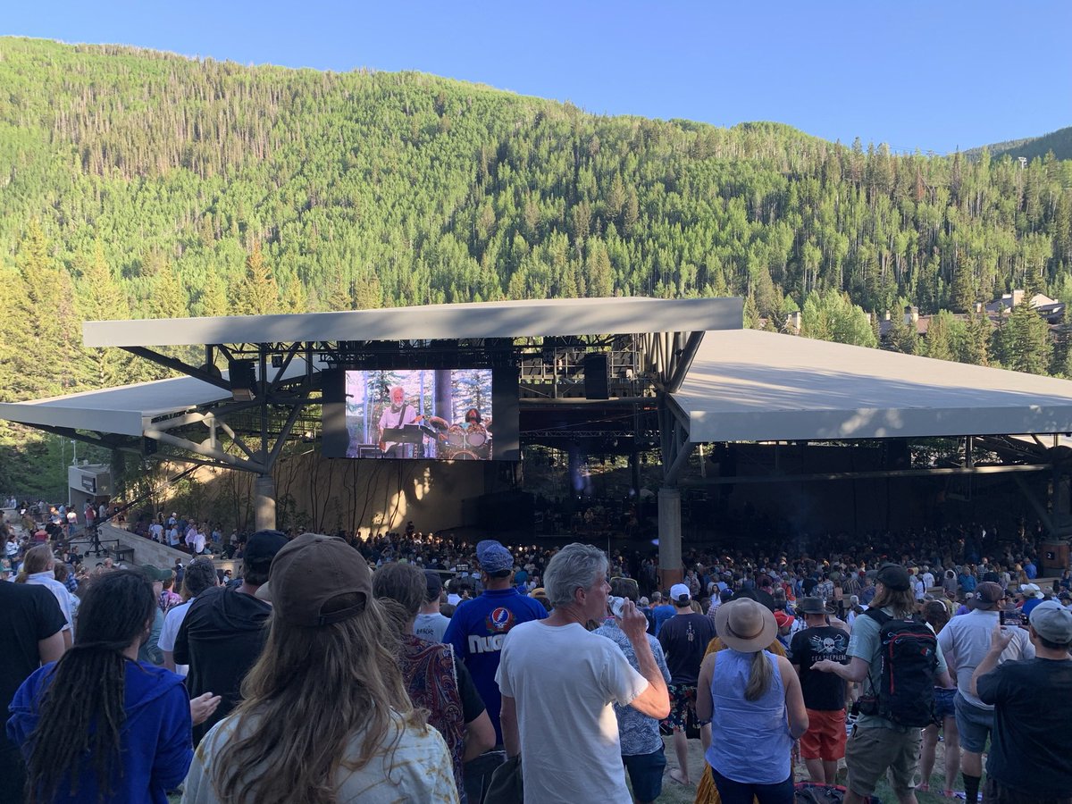 evansinco's tweet photo. Forgot about JRAD tonight in Vail, some tasty tunes before I fly to Indiana tomorrow for #Phish #DeerCreek &amp; #LetGoRangers https://t.co/Pn0qfGFbsW