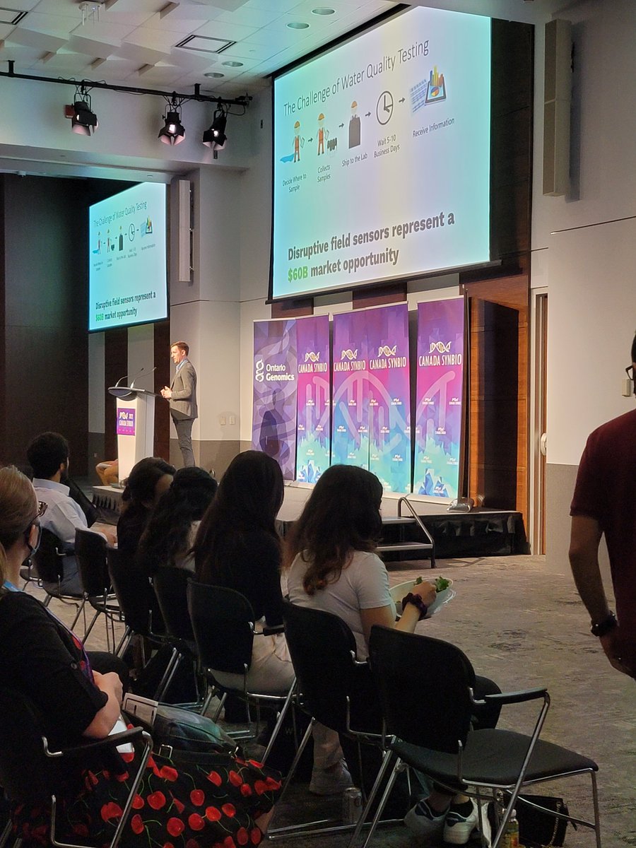 Ontario Genomics (@ontariogenomics) on Twitter photo Hear from 🇨🇦 SynBio founders about their exciting breakthroughs:
▶️Jean-François Millau, <a href="/tatumbioscience/">TATUM bioscience</a>
▶️David Lloyd, <a href="/fredsensetech/">FREDsense</a>
▶️Shea Tough, Samir Hamadache, <a href="/FC_SynBio/">FCSB</a>
▶️@BenMiScott, <a href="/SynBioCU/">CASB</a> <a href="/SynBioCanada/">SynBio Canada</a>
▶️Mads Kaern, UOttawa, BioGroupe <a href="/uOttawa/">Université d'Ottawa | University of Ottawa</a>
#SynBio2022 Hear from 🇨🇦 SynBio founders about their exciting breakthroughs:
▶️Jean-François Millau, <a href="/tatumbioscience/">TATUM bioscience</a>
▶️David Lloyd, <a href="/fredsensetech/">FREDsense</a>
▶️Shea Tough, Samir Hamadache, <a href="/FC_SynBio/">FCSB</a>
▶️@BenMiScott, <a href="/SynBioCU/">CASB</a> <a href="/SynBioCanada/">SynBio Canada</a>
▶️Mads Kaern, UOttawa, BioGroupe <a href="/uOttawa/">Université d'Ottawa | University of Ottawa</a>
#SynBio2022