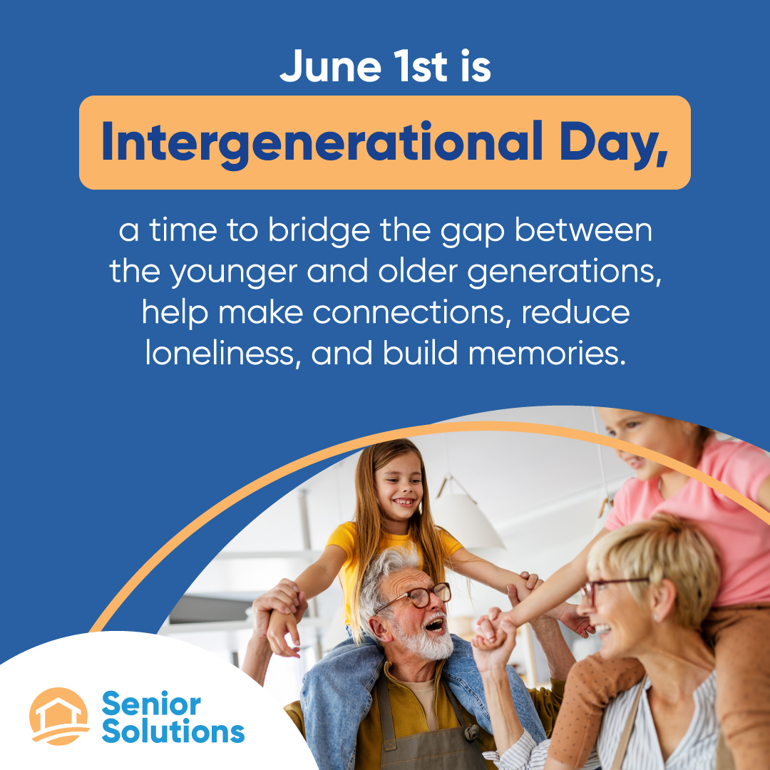 SSCares247's tweet photo. Intergenerational Day is a time to close the gaps between the old and the young, helping them see connections they have regardless of their age. https://t.co/aBPkBKmJTU