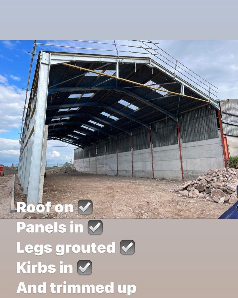 Lads have been busy. Ready for the concrete next week @ashhousekennels
#farming #farmlife #farminguk #farmshed #silage #newbuilding