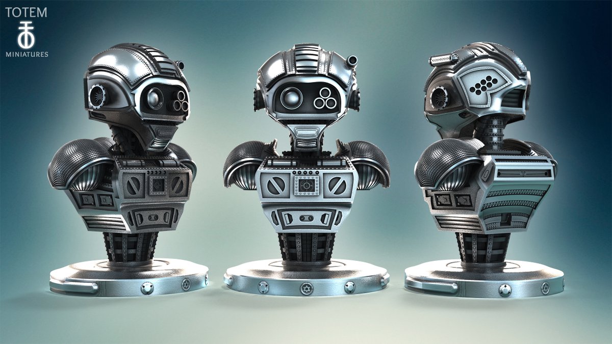 AndresPernudo's tweet photo. Check out new work on my @Behance profile: "Robot Bust" https://t.co/675WNx1zPE https://t.co/Ui4GVPYDg4