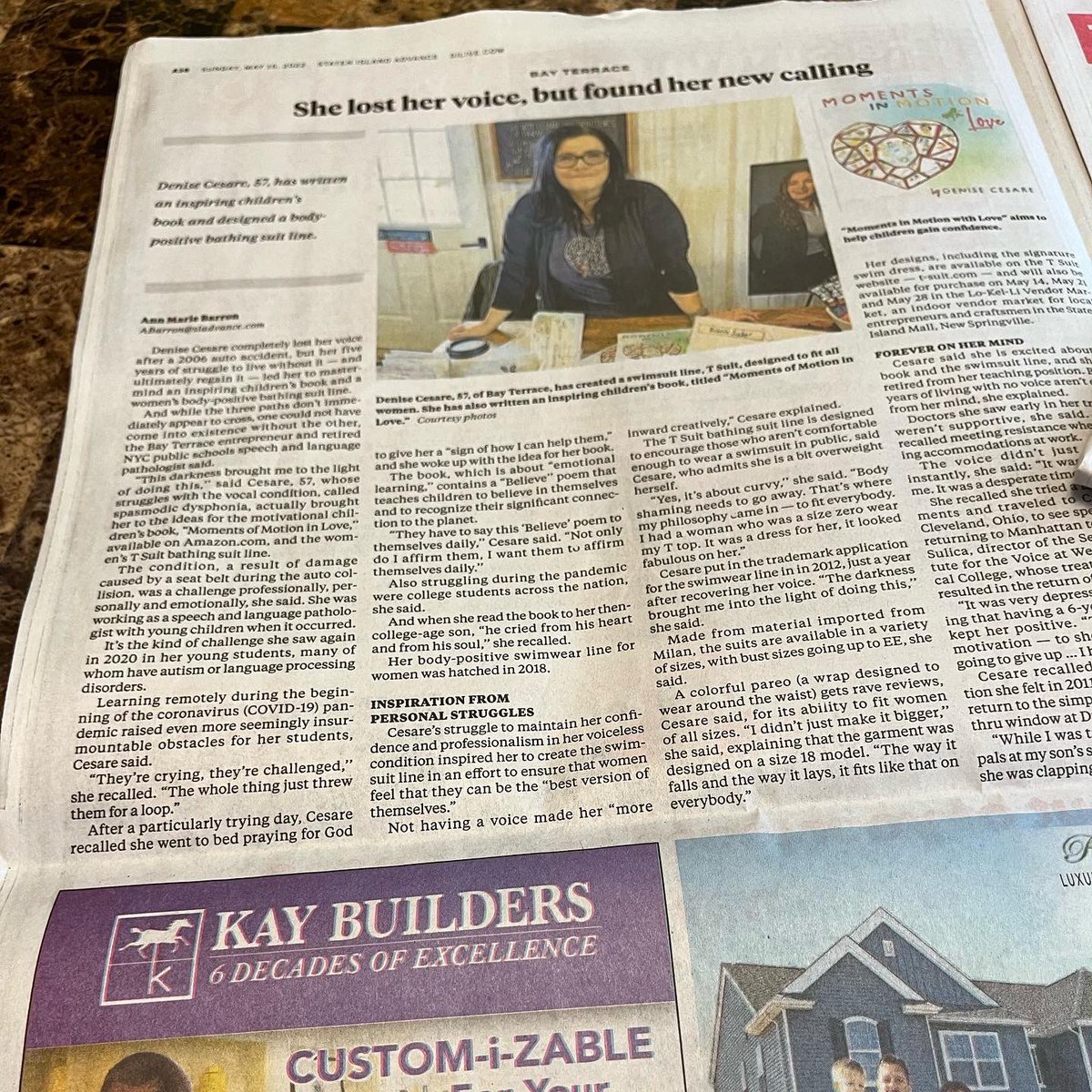 SocialWisePR's tweet photo. Special thanks to @siadvance for running this piece on Denise Cesare, author of Moments in Motion and visionary behind T SUIT! ๐๐ฉฑ๐
https://t.co/5EOptLrasH
https://t.co/nJAJb1I3wF
https://t.co/LG0TZa9Jrn
#readingpower #silive #statenislandadvance
#socialwise https://t.co/gJieX3KeEL