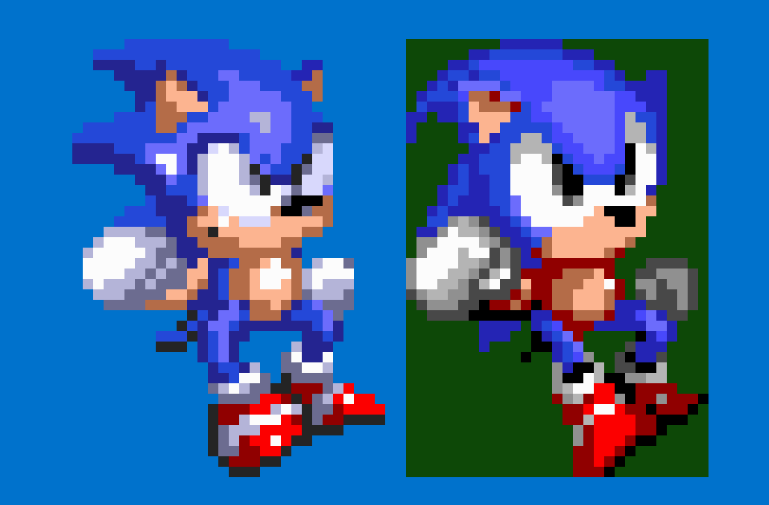 FIND ME ON COHOST AND TUMBLR on X: i used existing sprites, both used and  unused, from sonic 1, 2, and cd as pose references for all of these! the  hurt-from-above sprite