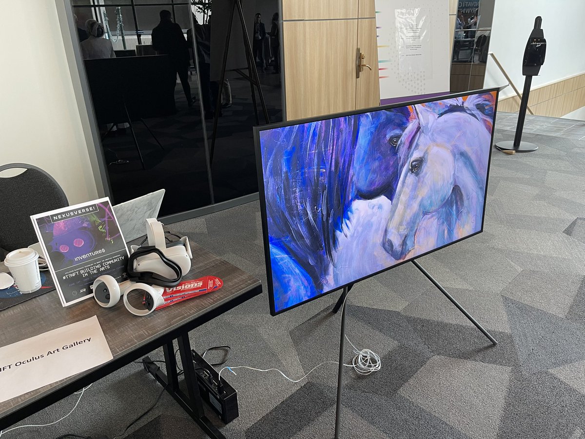 jenarmand1's tweet photo. You are looking at the future of art. #nft #blockchaintechnology #NFTCommunity #NFTProject @CowboySmithx  @JeffdeBoer9 @GeertsConnie @infusedartwork @spatialxr https://t.co/TmD1Uth90l