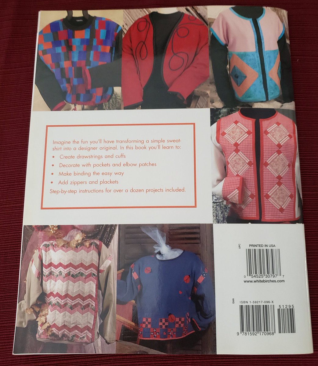 quilts_more's tweet photo. Quick and Easy Quilted Sweatshirts Women Children Create Drawstrings Cuffs Pockets Elbow Patches Easy Binding Zippers Plackets 2006 Fashion https://t.co/ZgrKgpbNtn #Etsy #ImagineQuiltsAndMore #EasyBinding https://t.co/lS9V7ZpS4u