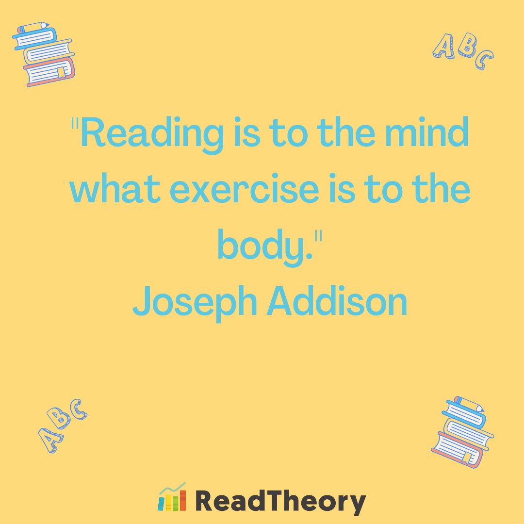 ReadTheory's tweet image. Reading is brain fuel! 🧠 #readtheory