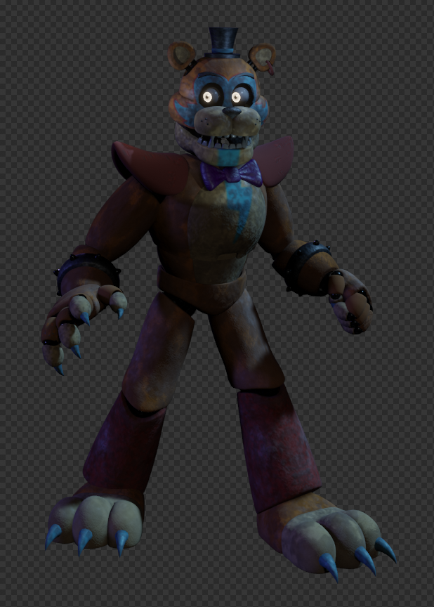 Stylized Withered Freddy model by me