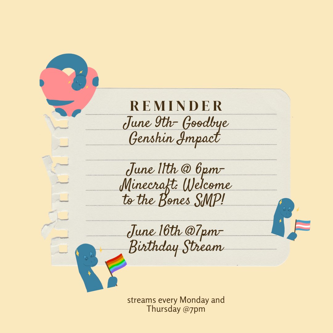MissMicae's tweet photo. It’s an exciting month for the channel! Looking forward to embarking on new adventures with you all 💛

#twitchstreamer #streamschedule #genshinimpact #genshinimpactstreamer #minecraft #minecraftstreamer https://t.co/dgxk7RDUiJ