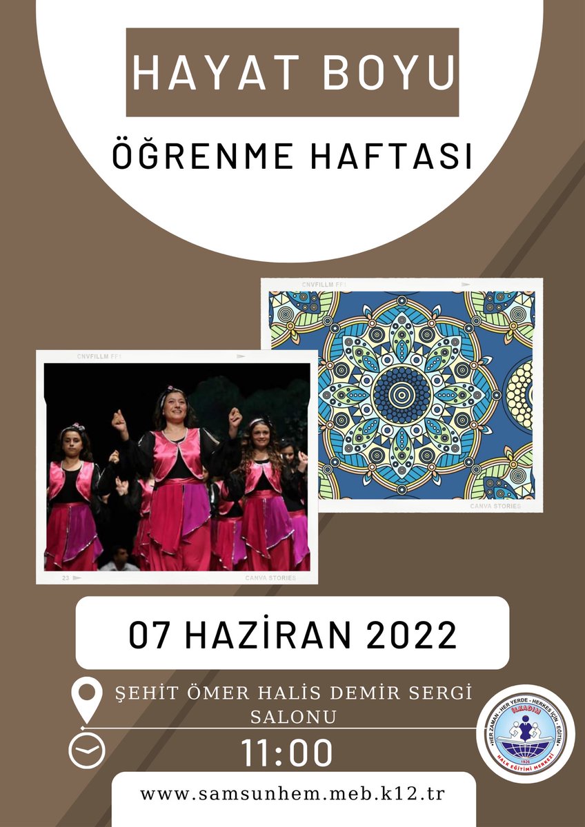 Burası <a href="/ilkadimhem/">Samsun İlkadım Halk Eğitimi Merkezi</a> 

İlklerin Merkezi Halk Egitim Merkezi #HayatBoyuÖğrenenSamsun 
 <a href="/tcmeb/">Millî Eğitim Bakanlığı</a>
<a href="/sdulger43/">Sabahattin DÜLGER</a>
<a href="/mebhbogm/">MEB Hayat Boyu Öğrenme Genel Müdürlüğü</a>
<a href="/gokhanmurat1/">Murat YİĞİT</a>
<a href="/samsunmem/">Samsun İl Milli Eğitim Müdürlüğü</a>
@gnkeklik 
<a href="/zerersoy1/">özer ersoy</a>