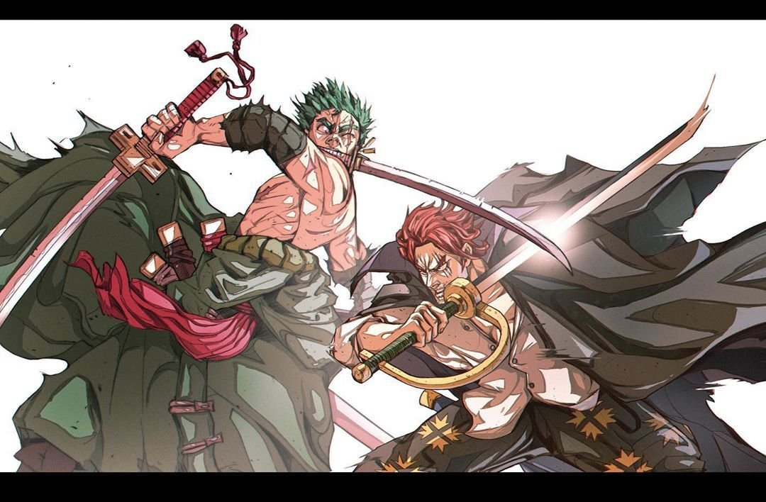 Summer Zoro Vs Shanks In Anime Dimensions