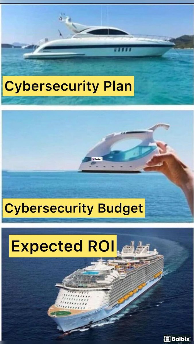 RippulCorp's tweet photo. Cybersecurity is a movement of all units and is centric to the mission, not to be seen as begging for scraps at the table.  Just the same, found this to be a funny depiction of how security professionals are subject to being a "bolt-on" revenue-contributor in larger organisations https://t.co/DGaUcuWYfc
