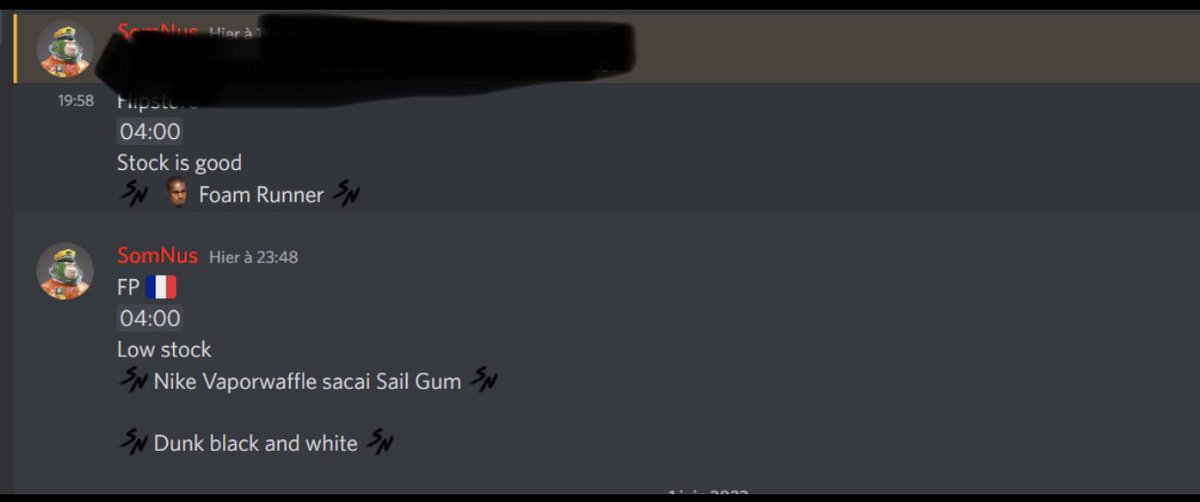 Ready for the new fake plug? I told @soleretard and @NotifyEU to post a fake pair to catch leaker and of course a mesh info provider fell deep into it. For yeezy foam we also posted fake pids and his clients told me he posted wrong pids but deleted after drop.... SomNus#0001