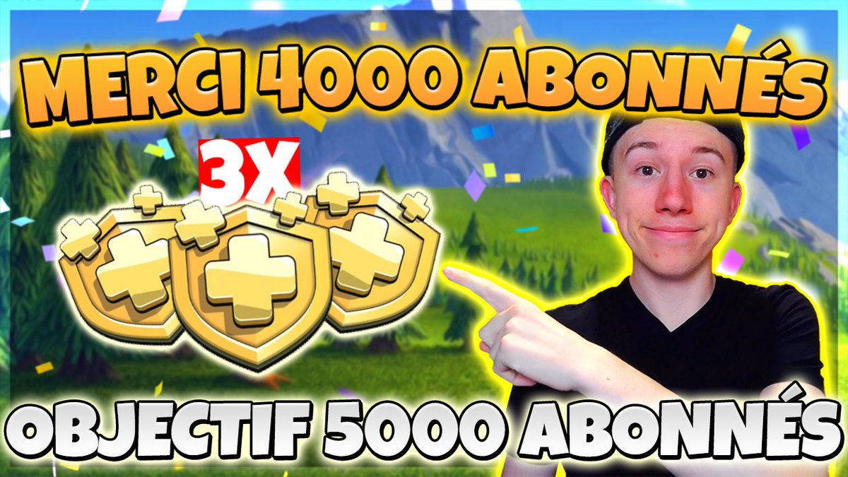 Nous avons franchi le cap des 4’000 abonnés sur YouTube !! ✌️🥳

Pour vous remercier, je vous fais gagner ici même 3 Pass Or ! 😁

Conditions :
♻️ RT
❤️ Follow <a href="/Skarex_/">Skarex</a> 
👫 Tag 2 amis en commentaire avec le #OBJECTIF5KABO 

⏳ TAS le 10/06