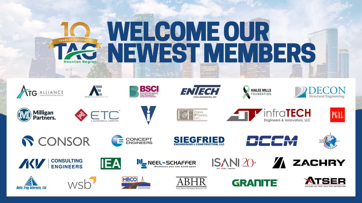 TAGHouston's tweet photo. Our TAG New Members Orientation Lunch! @ATG_GO @IEA_Inc @NeelSchaffer @PGALdesign @Siegfried_EC @MilliganPartnrs @kmillscharity @CONSOREngineers @ConceptEngrs @fronzafrancis @LWSurveyCompany @MBCOEngineering @ZachryCorp @ATSERsystems @WSBEngineering @EtcToll @IEA_Inc @Granite https://t.co/DOyUdJekRc