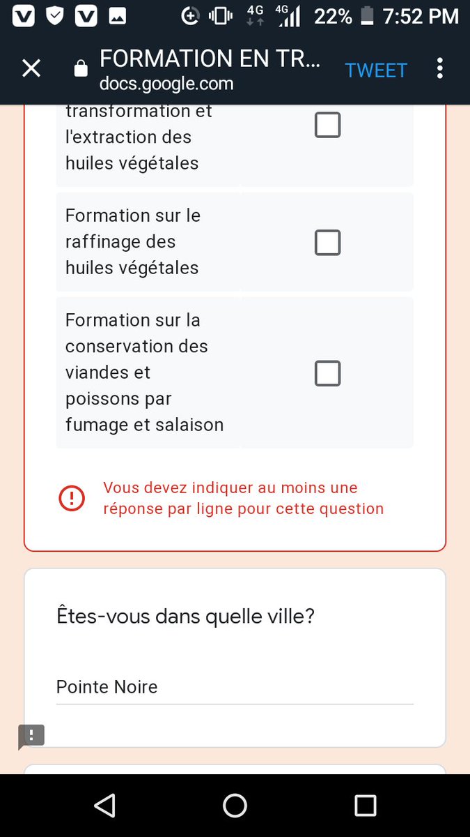 MC55795017's tweet photo. @yalicongoalumni Excusez-moi mais il m'est impossible d'envoyer les résultats du formulaire. 
Voici des images pour illustrer https://t.co/hHAB7NwQBw