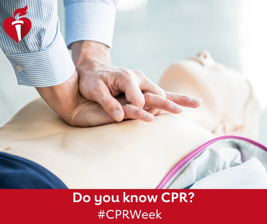 LSSUSuperiorSim's tweet photo. June 1-7 is National CPR Awareness Week. EVERY SECOND COUNTS IN CARDIAC ARREST! https://t.co/8vzsoNLfZB
