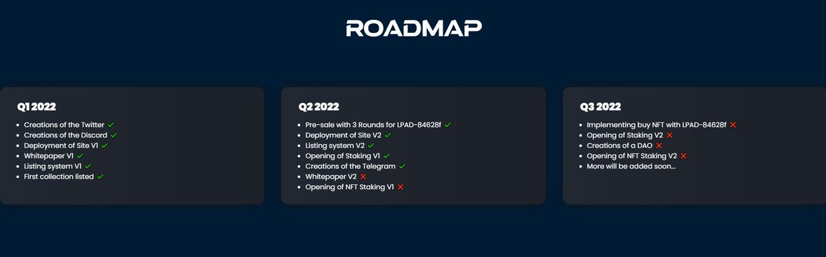 ErdLaunchpad's tweet photo. 🚨ANNOUNCEMENT🚨
Our roadmap🛣️is now available on the website
https://t.co/i8E3smkQk4

To celebrate this you can try your chance to win 250k #LPAD
➡️RT + Follow
➡️Drop your Herotag or Address 
➡️5 Winners🎉

#Elrond #ElrondCommunity #ElrondAirdrop #NFTs #ElrondNetwork #NFT https://t.co/n6OZ0FLCD0