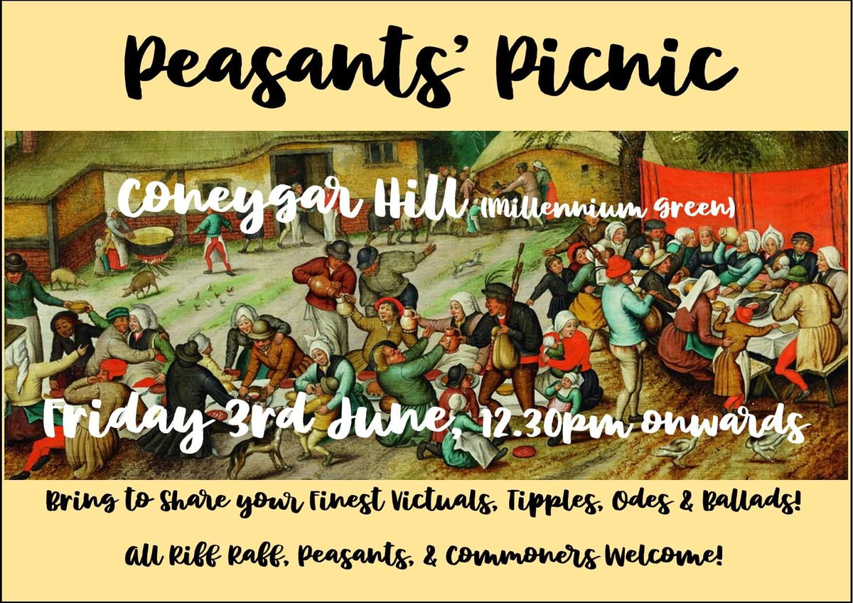 All riff-raff welcome at the Peasants' Picnic...