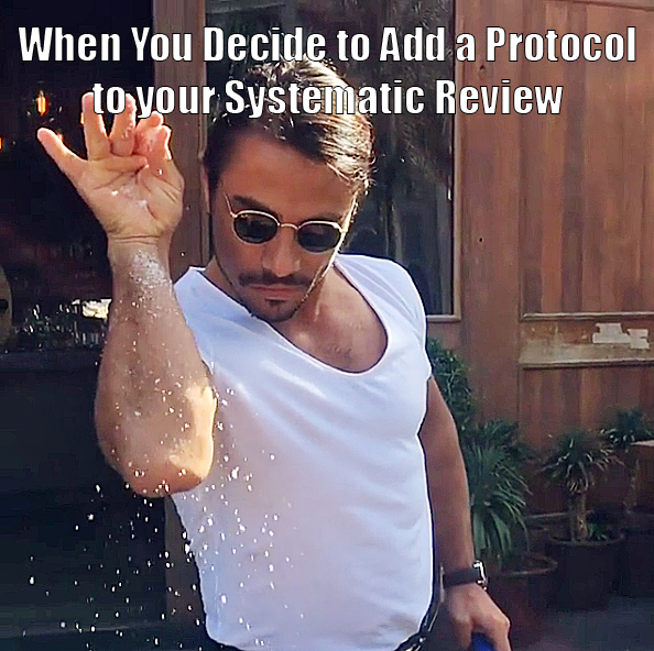 NestedKnowledge's tweet image. Check out our previous post to learn why a Protocol is important for a systematic review and how to write one. For more information check out this link: hubs.la/Q01cCLRF0
#systematicreview #nestedknowledge #protocols #clinicalresearch #sciencememes #researchmemes #saltguy