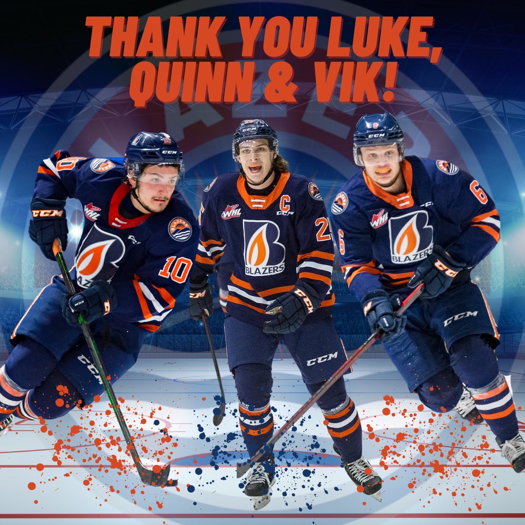 To our graduating players, a humble Thank You 🙏 
#Kamloops