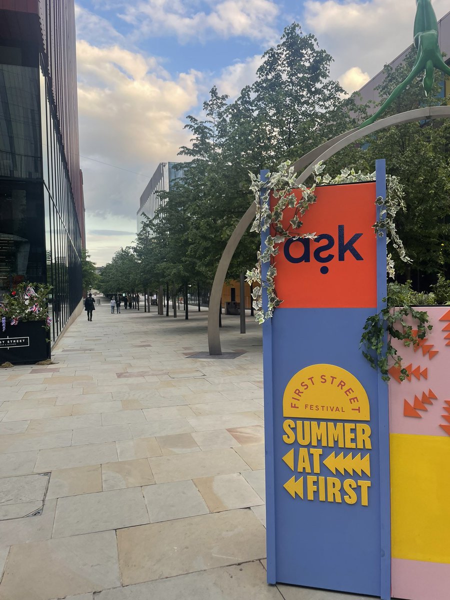 firststreetmcr's tweet photo. The stage is set for a fantastic #SummerAtFirst! ๐ https://t.co/SW10zOHW5l
