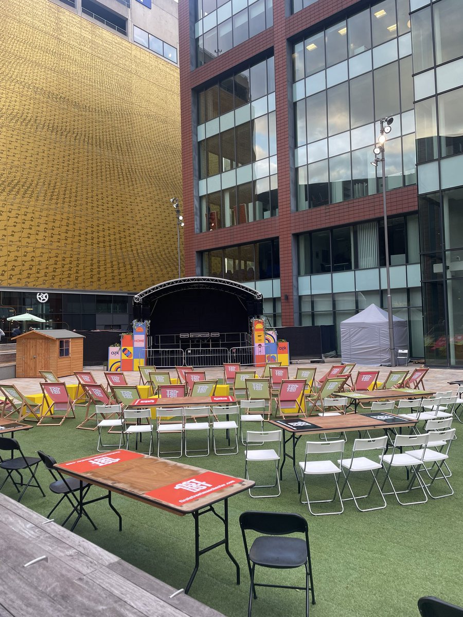 firststreetmcr's tweet photo. The stage is set for a fantastic #SummerAtFirst! ๐ https://t.co/SW10zOHW5l