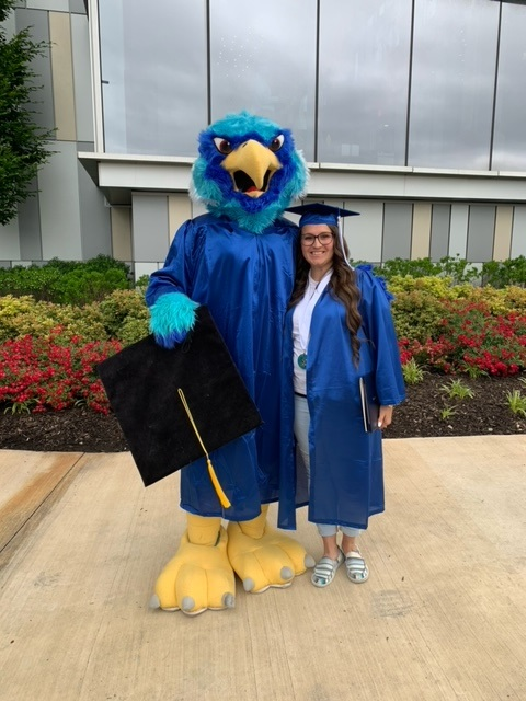 IMChesapeakeHS's tweet photo. Congratulations to Ms. Damron who graduated from @AnneArundelCC this past week and will be matriculating to @TowsonU this fall. #lifelonglearners #ALLChesapeake https://t.co/E8Cefbw0RA
