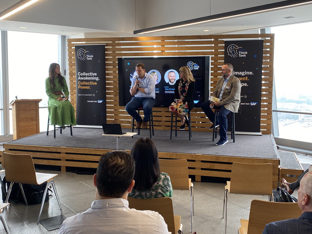 A great experience being a part of the #CollectiveAwakening at the Industry Leaders Think Tank at SAP - Hudson Yards. Inspiring and insightful conversations about our customers’ sustainability journey.