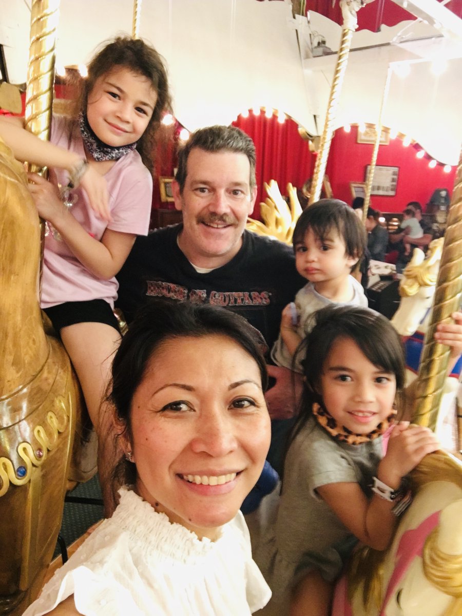 nealgorman's tweet photo. #CarouselAdventure #63 is in the books! Thx to @volomuseum @VoloAutoSales for this restored classic Allan Herschell (@CarrouselMuseum) & newly opened to the public. Thx Brian, Cindy & Jim! Museum is awesome & way more than just cars! #family #volomuseum https://t.co/PiKx5MvAgJ