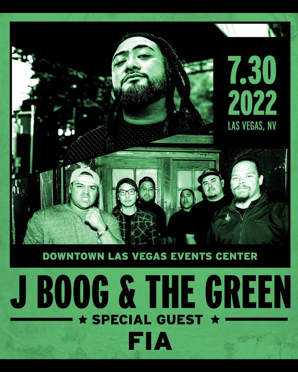 🚨 SHOW ANNOUNCEMENT 🚨 We’re hitting Vegas on July 30th! Tickets go on sale this Friday at 12pm pst ⚡️⚡️⚡️ #jboogmusic #thegreen #theartistfia