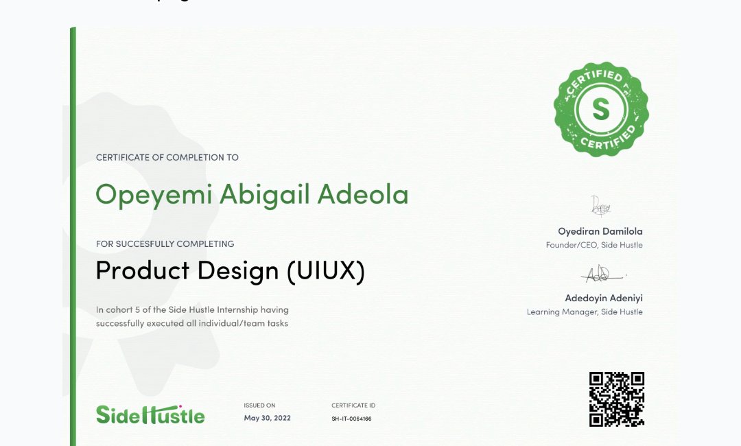 @NgSidehustle Big congratulations to me now a certified product Designer 💃🏿💃🏿💃🏿💃🏿💃🏿💃🏿💃🏿