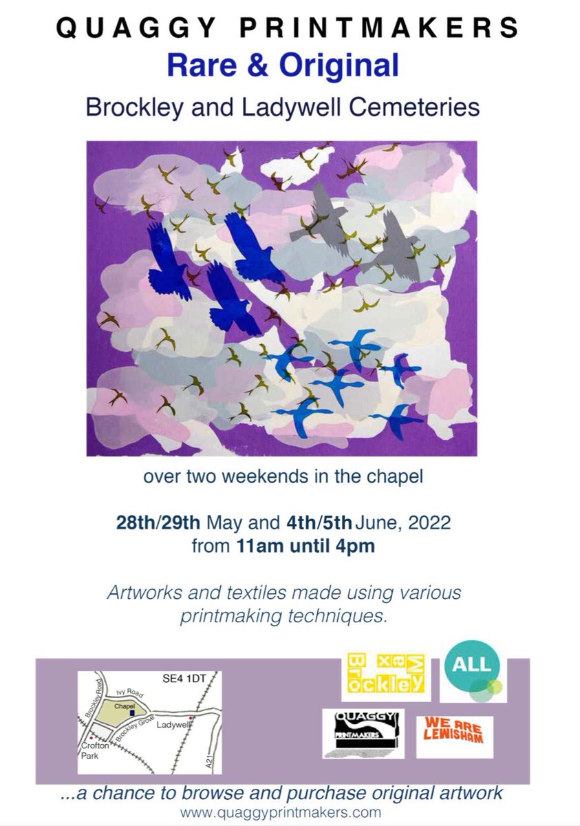 Quaggy Printmakers tweet media