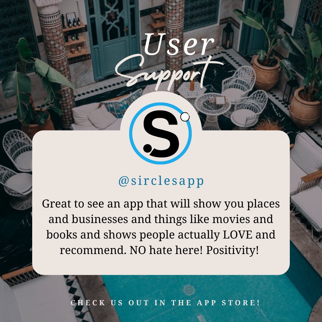 We’re a strong believer of the saying… “If you don’t have anything nice to say, don’t say it at all” 

Your #SirclesSupport means everything to us😁🙌🏼 

Drop a ❤️ in the comments if you LOVE Sircles

We have some exciting new features coming in the app soon! 🤩
.
.
#Sircles