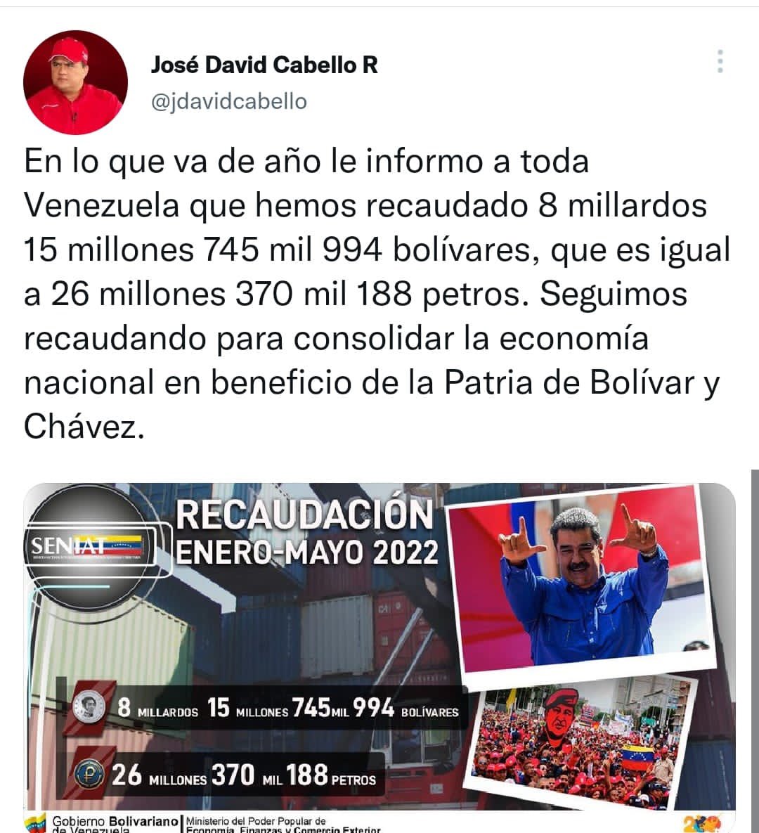 inaseniat's tweet photo. Junto al conductor de victorias @NicolasMaduro, trabajamos para el pueblo, garantizando nuestra soberanía nacional.  #SeniatPotenciaLaEconomía #SENIATRecaudaParaLaPatria https://t.co/xVIpdeu4jT
