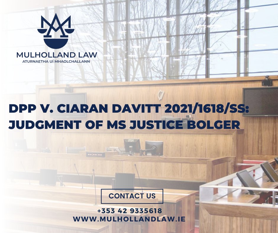 LAWMulholland's tweet image. The High Court has now stopped the practice of Garda Court Presenters prosecuting cases in the District Court offering de facto evidence. We have always been opposed to this practice and feel rights of audience should only be extended to qualified lawyers. #RightToFairTrial